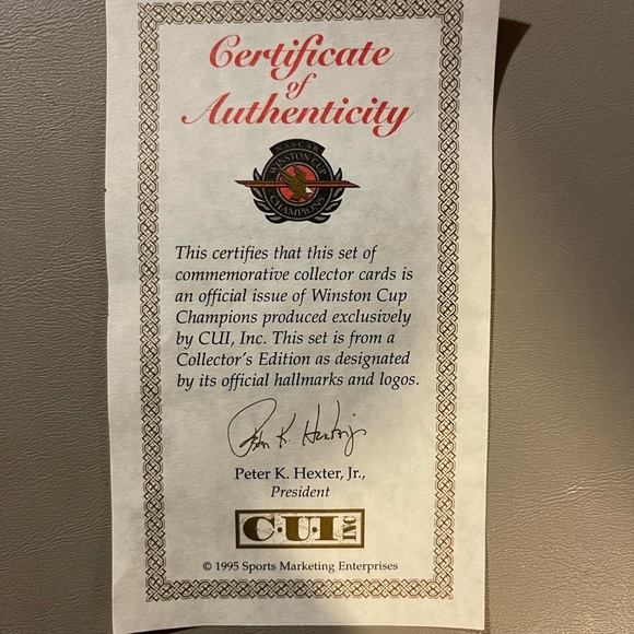 WINSTON CUP CHAMPIONS 25th ANNIVERSARY - Picture 8 of 8